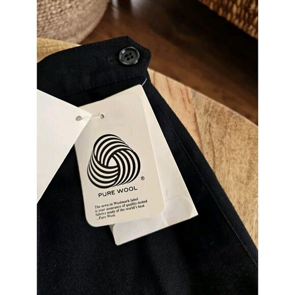 Austin Reed London New York Lined Pencil Skirt Women's 20P Black 100% Wool NWT - Picture 4 of 10